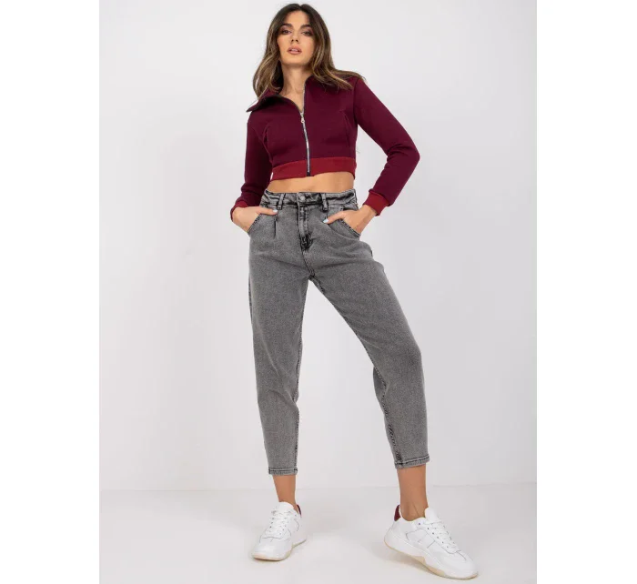 Džínové kalhoty MR SP 255.56P tmavě šedá