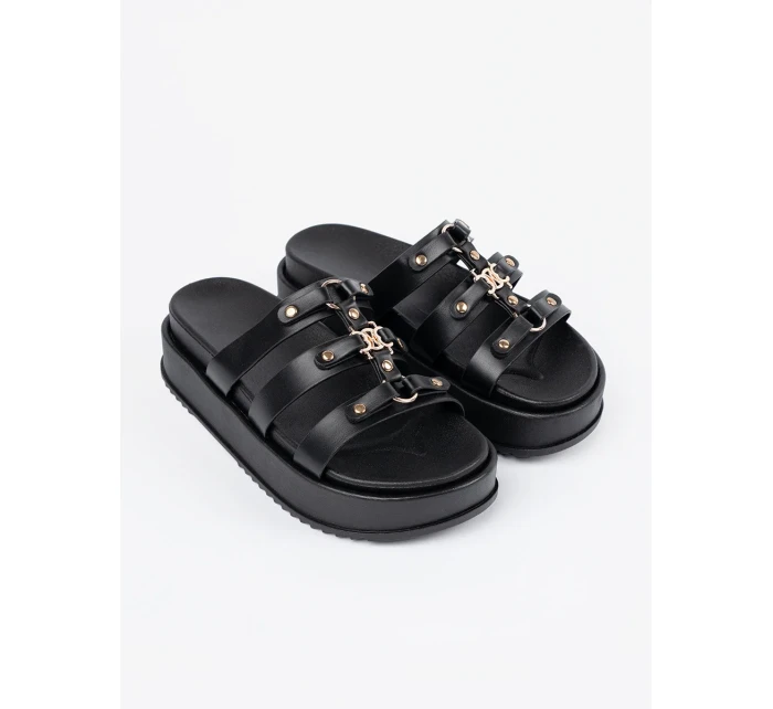 Pěkné dámské   nazouváky platforma