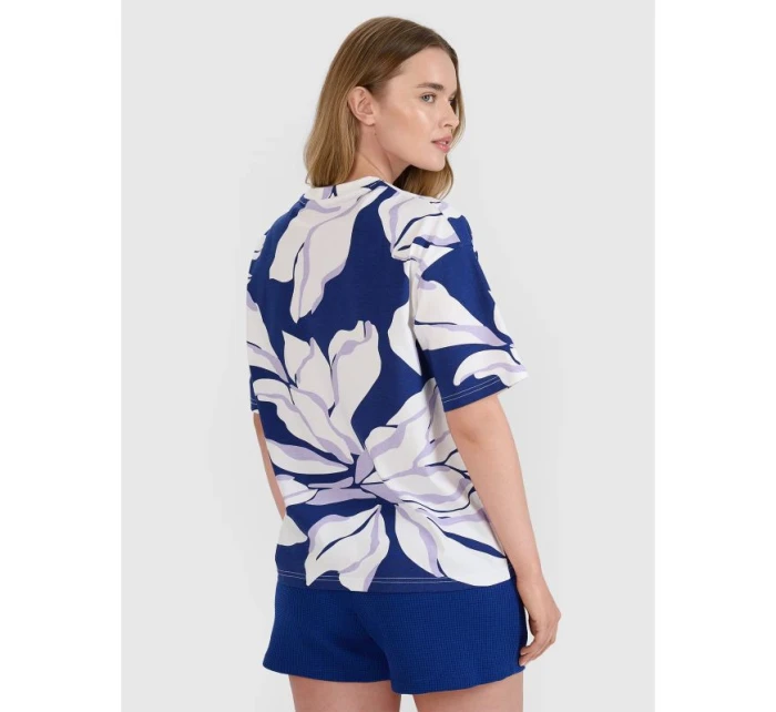 Dámské tričko oversize s potiskem model 21436804 - 4F Dámské tričko oversize s potiskem model 21436804 - 4F