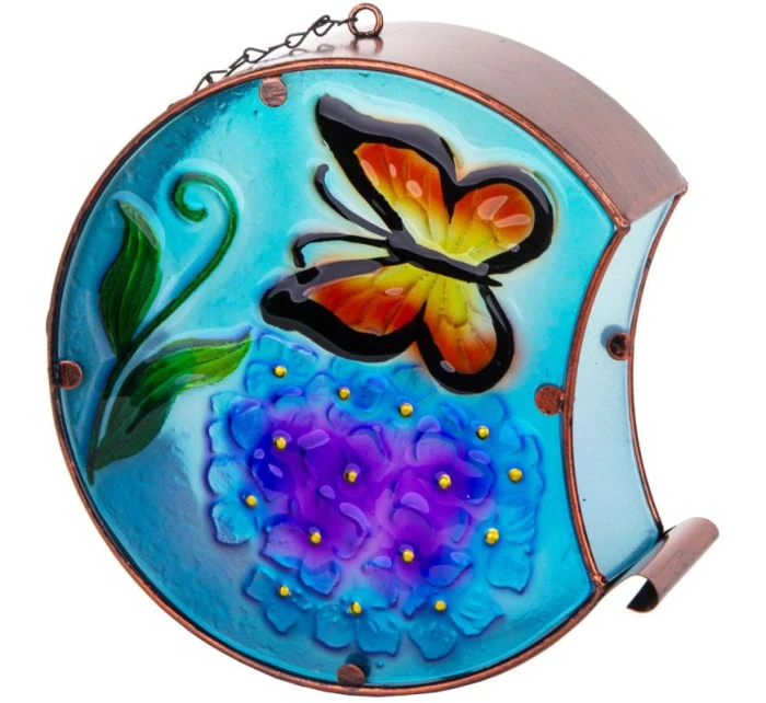 ZAHRADNÍ DEKORACE 22,5x8x22 cm Závěsný lampión na zeď