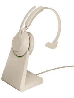 Bezdrátová sluchátka do uší Jabra 65 UC Mono béžová + model 21862322