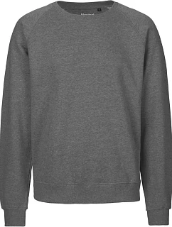 O Unisex raglánová mikina z bio bavlny dark heather model 22504841 - Neutral