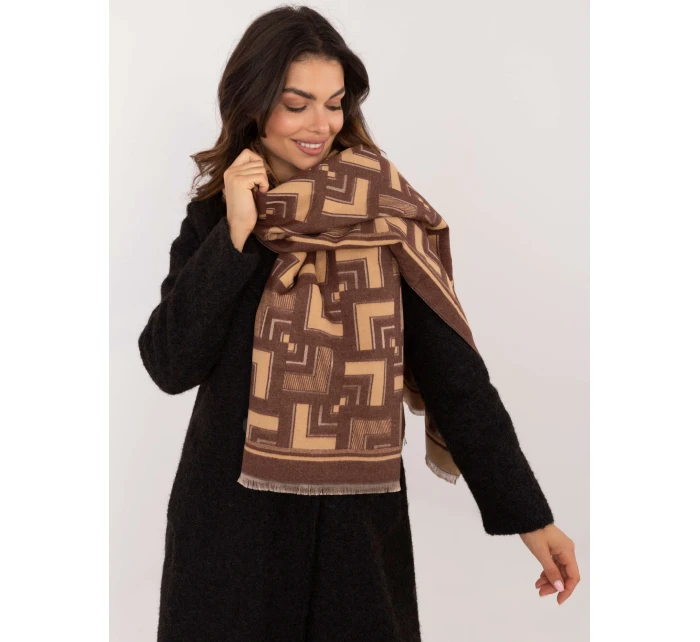 Šála AT SZ model 20506902 hnědá - FPrice Šála AT SZ model 20506902 hnědá - FPrice