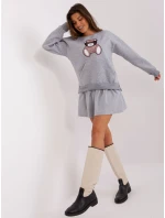 Bluza EM BL HS 21 model 18738764 szary - FPrice Bluza EM BL HS 21 model 18738764 szary - FPrice