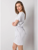 Sukienka RV SK model 20306547 jasny szary - FPrice Sukienka RV SK model 20306547 jasny szary - FPrice