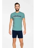 Pyžamo Noward 39732-06X Zelená a tmavě modrá - Henderson