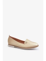 Dámské ploché mokasíny Gold model 21223618 - Kesi