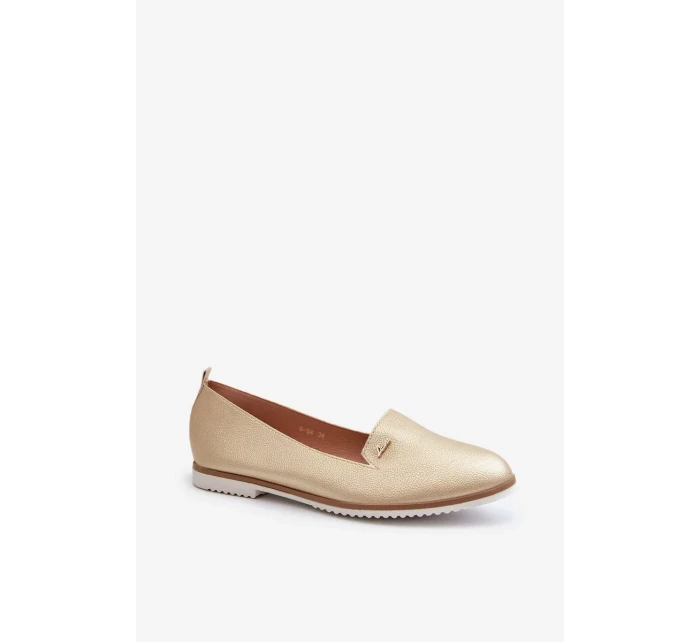 Dámské ploché mokasíny Gold model 21223618 - Kesi