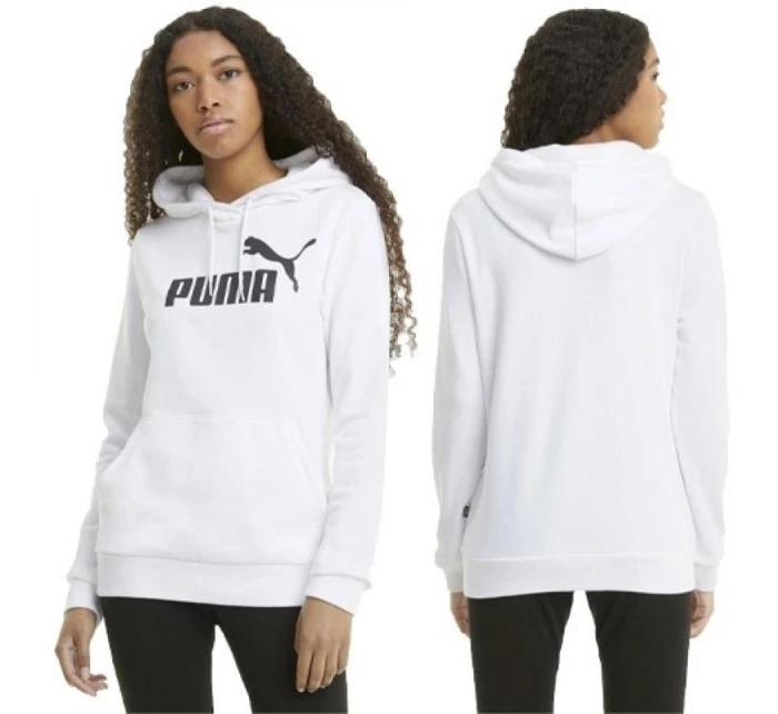 Dámská mikina Ess Logo W 586791 02 Bílá s potiskem - Puma