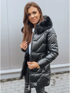Dámská zimní bunda s kapucí KRISTA černá FashionStreet TY3065