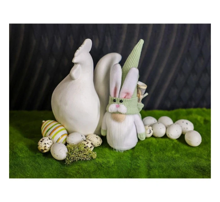 Zelená šelma 20 cm s dárkovou taškou jarní dekorace dětské