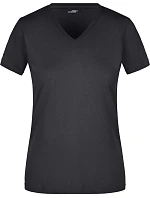 JN Dámské vypasované tričko s výstřihem do V 02.0 black model 22494603 - Daiber JN Dámské vypasované tričko s výstřihem do V 02.0 black model 22494603 - Daiber