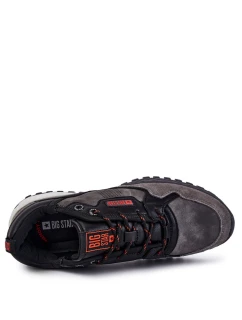 Pánská klasická sportovní obuv Memory Foam Big Star model 21601681 šedá - Big Star Shoes