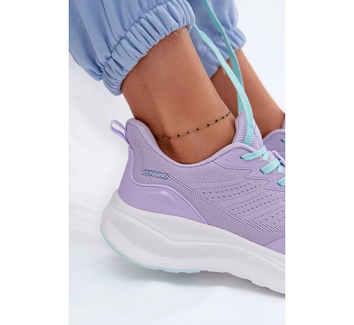 Dámské sportovní boty na platformě Levandulové Gelirae Dámské sportovní boty na platformě Levandulové Gelirae
