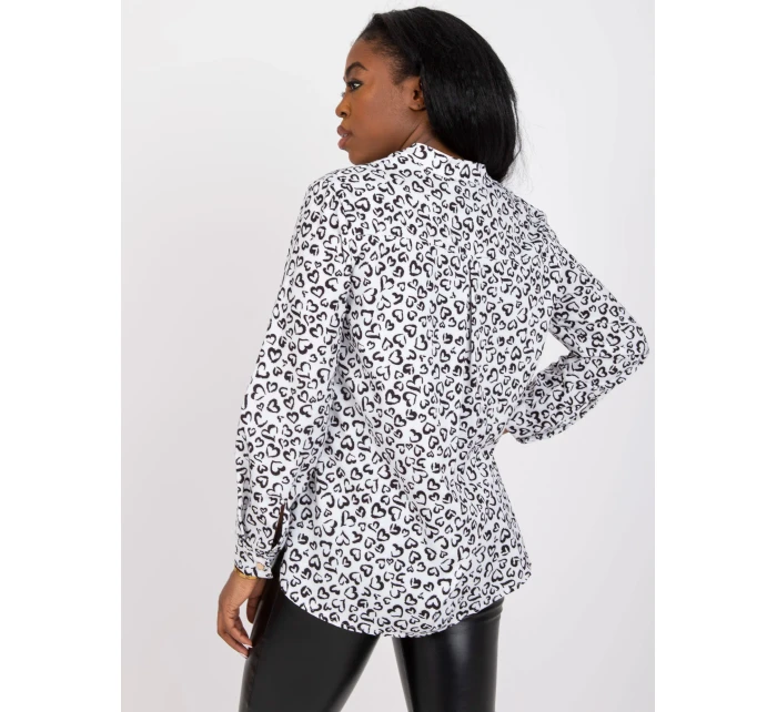 Halenka DHJ BZ 6825.56 bílé a černé Halenka DHJ BZ 6825.56 bílé a černé