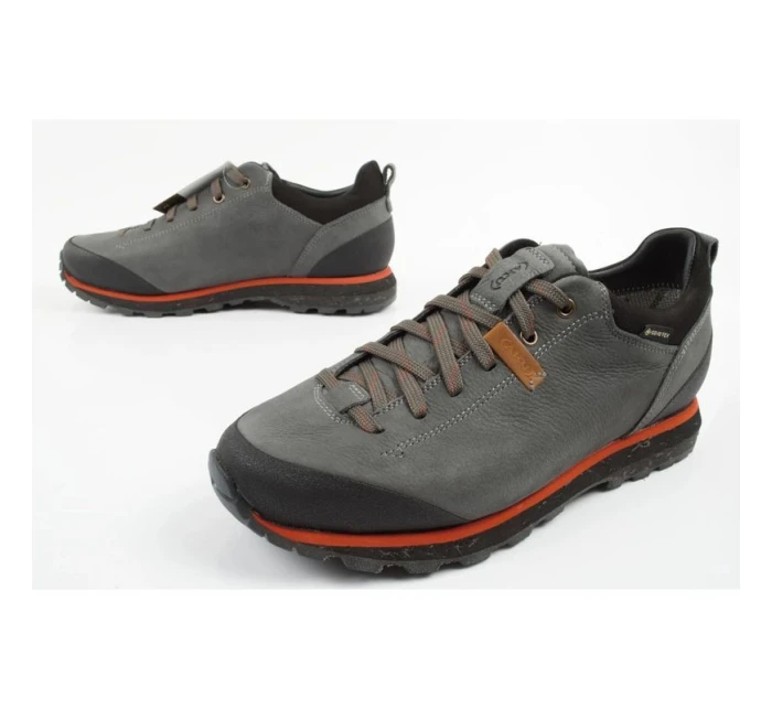 Aku Bellamont Gore-tex pánská robustní turistická obuv šedá