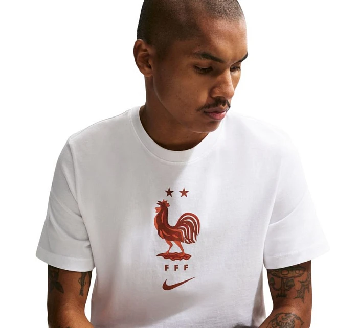 Pánské fotbalové tričko bílé 100 pánské model 22099019 - NIKE Pánské fotbalové tričko bílé 100 pánské model 22099019 - NIKE