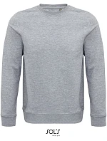 SOL'S Comet Unisex mikina z bio bavlny 25.3574 grey melange SOL'S Comet Unisex mikina z bio bavlny 25.3574 grey melange