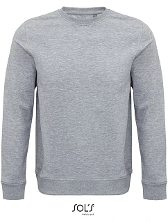 SOL'S Comet Unisex mikina z bio bavlny 25.3574 grey melange