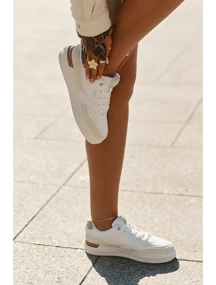 Dámské Tenisky Na Platformě WOMEN LOW Béžové model 21695025 - Lee Dámské Tenisky Na Platformě WOMEN LOW Béžové model 21695025 - Lee