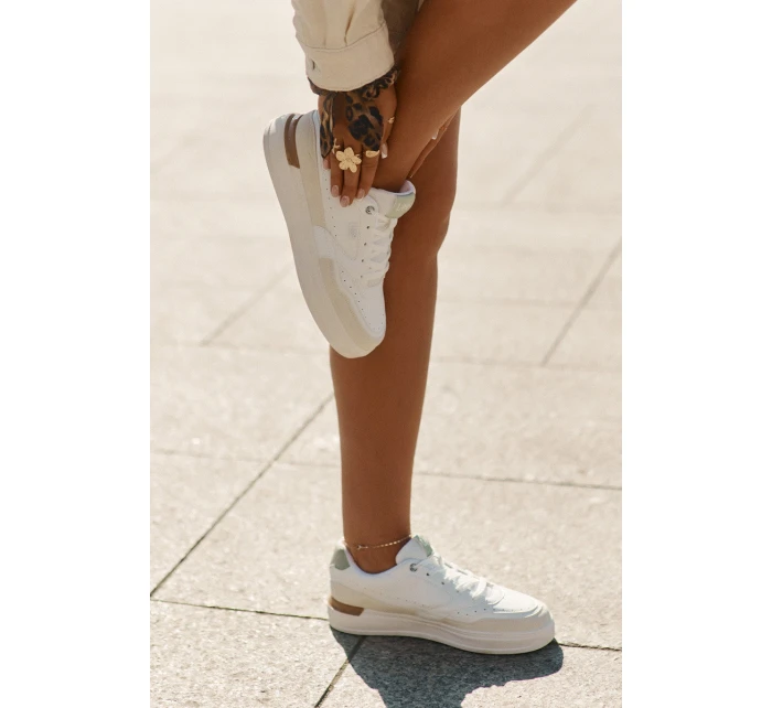 Dámské Tenisky Na Platformě LEE EMMA WOMEN LOW 50251014.04L Béžové