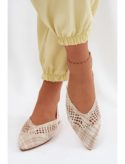 Dámské béžové ploché sandály model 22102865 - Boto