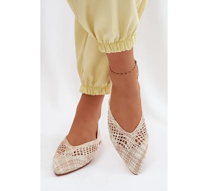 Dámské béžové ploché sandály model 22102865 - Boto