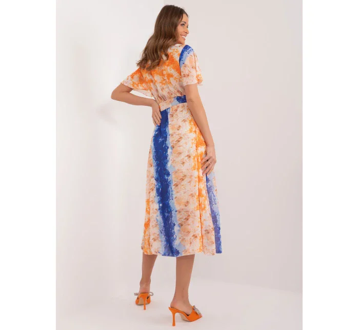 Sukienka DHJ SK  pomarańczowy model 20095157 - FPrice