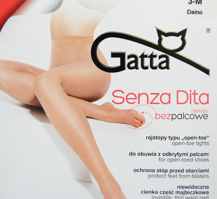 SENZA DITA - Punčochové kalhoty typu open toe - GATTA