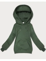 Šedozelená volná klokaní mikina s kapucí S'West (B-11#) Šedozelená volná klokaní mikina s kapucí S'West (B-11#)