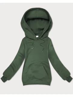 Šedozelená volná klokaní mikina s kapucí S'West (B-11#)