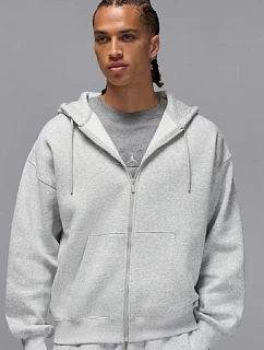 Pánská sportovní mikina Air Jordan Brooklyn Fleece Full-Zip šedá – model 22263954