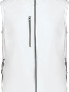Kariban K 403 Pánská 3-vrstvá softshellová vesta 20.K403 white