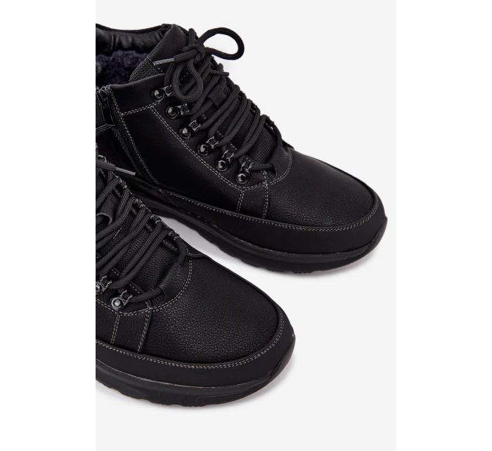 Pánské turistické boty s vyhříváním Černé Wivelle Pánské turistické boty s vyhříváním Černé Wivelle