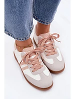 Dámské nízké tenisky Bílá-Růžová Loredis