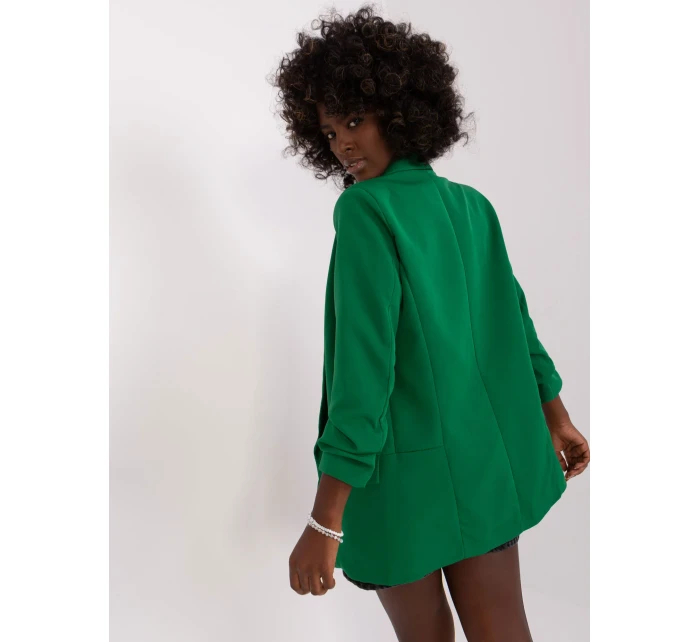 DHJ MA 7684 bunda.15P tmavě zelená