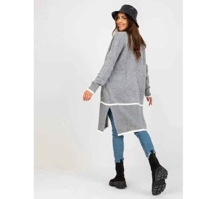 Dámský svetr LC SW 0340 šedý