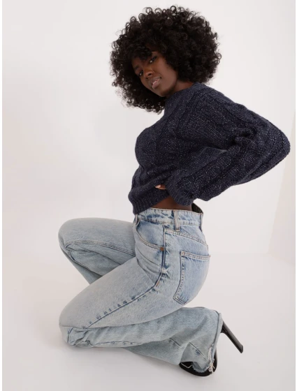 Sweter TW SW model 20742458 grafitowy - FPrice Sweter TW SW model 20742458 grafitowy - FPrice