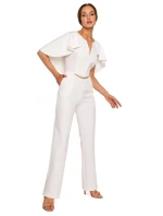 M670 Kombinéza s volánky - ecru M670 Kombinéza s volánky - ecru