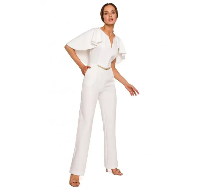 M670 Kombinéza s volánky - ecru M670 Kombinéza s volánky - ecru