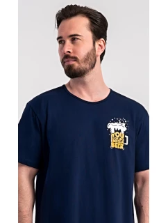 Pánská noční košile s krátkým rukávem Pivo