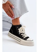 Dámské tenisky na platformě černé model 21652279 - Boto Dámské tenisky na platformě černé model 21652279 - Boto