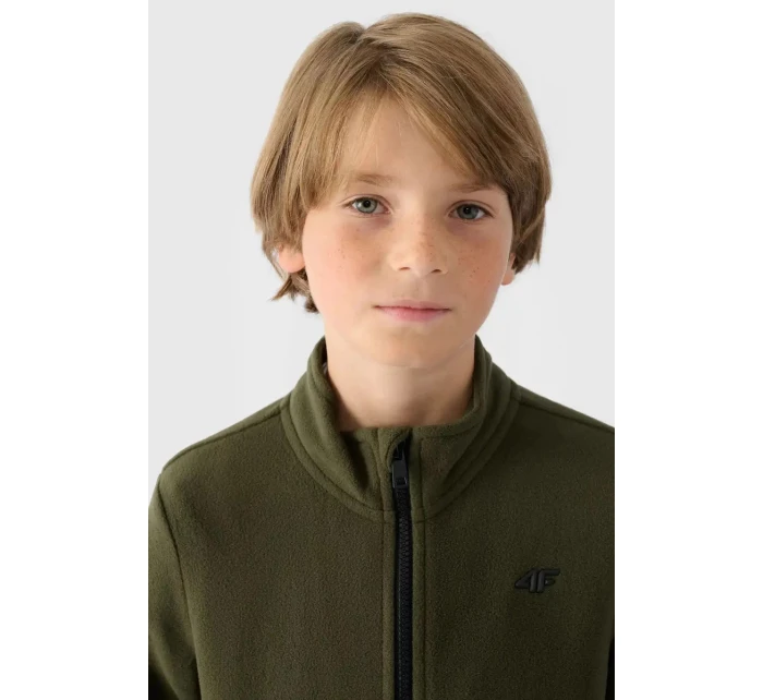 Fleecová Mikina S  Khaki model 21674835 - 4F