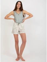 Pyžamo BR PI 9168 khaki Pyžamo BR PI 9168 khaki