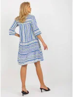 Dámské šaty model 18132732 tmavě modré - FPrice Dámské šaty model 18132732 tmavě modré - FPrice