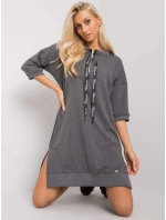 Šaty RV SK 6273.47P tmavě šedá