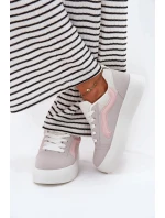 Dámské tenisky na platformě – šedé Tellnira Dámské tenisky na platformě – šedé Tellnira