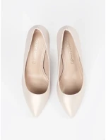 Trendy lodičky dámské Jasnobeżowy na jehlovém podpatku Trendy lodičky dámské Jasnobeżowy na jehlovém podpatku