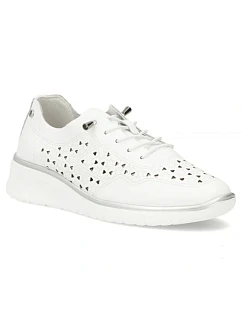 Dámské kožené ažurové polobotky Filippo model 22097348