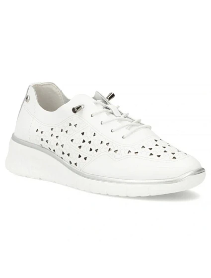 Dámské kožené ažurové polobotky Filippo model 22097348